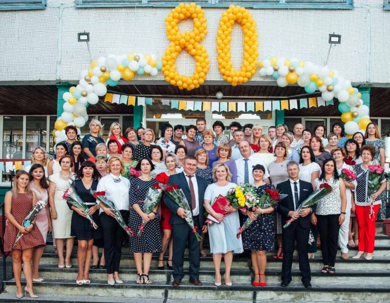 80-летний юбилей Ленинской СОШ
